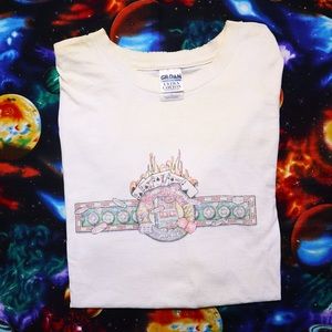 Vtg Las Vegas Graphic Tee Mens L